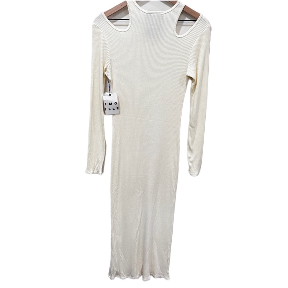 NWT SIMON MILLER Anz Cut-Out Bodycon Dress size large - Picture 6 of 11